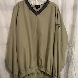 Ashworth Olive V-Neck Pullover